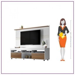 Rack com Painel para TV até 60 Polegadas Samba Yescasa - 6