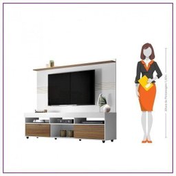 Rack com Painel para TV até 60 Polegadas Samba Yescasa - 6