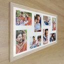 Ver imagem 2 de Quadro Multifotos 8 Fotos 10x15 Porta Retrato de Parede 30x60