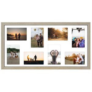 Quadro Multifotos 8 Fotos 10x15 Porta Retrato de Parede 30x60