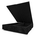 Ver imagem 5 de Base Box Baú King Bipartida Suede 1,93x2,03