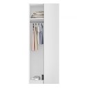 Ver imagem 2 de Guarda Roupa de Canto Reto Modular com Espelho Altezza Belmax:branco