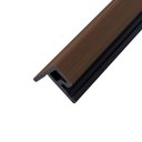 Ver imagem 1 de Acabamento Lateral para Painel Ripado Wpc Noz 290cm X 5cm X 4,6cm Rm Decor