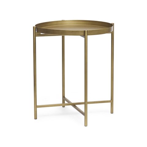 Mesa Decorativa de Apoio em Metal Bronze 43cm 21191 Mart