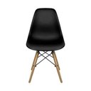 Ver imagem 3 de Kit 4 Cadeiras Charles Eames Eiffel Wood Design - Preta
