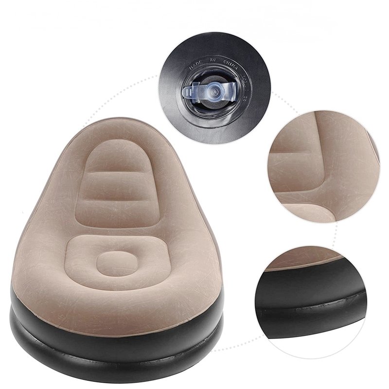 Poltrona Inflável Ultra Lounge com Puff - 1