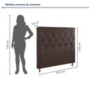 Ver imagem 3 de Cabeceira Estofada King 193cm Paris