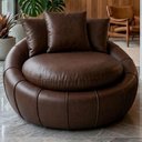 Ver imagem 2 de Poltrona Decorativa Safira Base Giratoria Courino Tcs 721 Moll