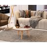 Mesa Mesinha Centro Dubai Off White/freijó - 1
