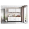 Cozinha Modulada Firenze Fi0008 Amêndola Branco - Demóbile - 3