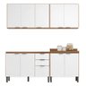 Cozinha Modulada Firenze Fi0008 Amêndola Branco - Demóbile - 1