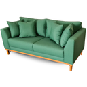 Ver imagem 3 de Sofá Pierri | Base de Madeira & Tecido Acquablock Impermeável | Medida 180cm | Oliva