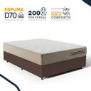 Ver imagem 2 de Cama Box com Colchão de Espuma D70 Double Face Ortopédico Double Sense Casal 138cm