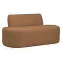 Ver imagem 1 de Sofá Reto 02 Lugares 150cm Mônaco Bouclé Terracota - Nexta Casa