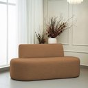 Ver imagem 6 de Sofá Reto 02 Lugares 150cm Mônaco Bouclé Terracota - Nexta Casa
