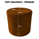 Ver imagem 3 de Poltrona Organica com Puff Tecido Boucle Moderna Elegante Decorativa Confortável Sala Espera