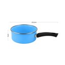 Ver imagem 2 de Panela Papeiro Esmaltado Azul Bebê 800ml Cabo em Baquelite Panelinha Metallouça
