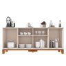 Balcão Buffet Sala de Jantar 179cm Lucca Off/freijó C01 - Mpozenato - 5
