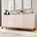 Ver imagem 2 de Balcão Buffet Sala de Jantar 179cm Lucca Off/freijó C01 - Mpozenato