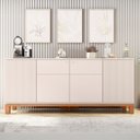 Ver imagem 7 de Balcão Buffet Sala de Jantar 179cm Lucca Off/freijó C01 - Mpozenato