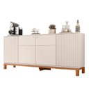 Ver imagem 3 de Balcão Buffet Sala de Jantar 179cm Lucca Off/Freijó C01 - Mpozenato