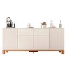 Balcão Buffet Sala de Jantar 179cm Lucca Off/freijó C01 - Mpozenato - 6