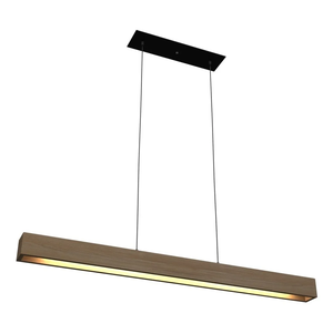 Pendente Retangular Moderno Suspenso 130cm Laminado