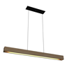 Pendente Retangular Moderno Suspenso 130cm Laminado - 1
