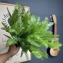 Ver imagem 3 de 8 Ramos Samambaia Flor Planta Artificial com 35 Folhas 40cm