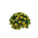 Ver imagem 1 de Planta Meia Bola Flor Artificial - Arranjo para Decoração - Amarela
