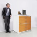 Ver imagem 5 de Mapoteca 10 Gavetas 120,4cm X 122,3cm Aço