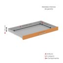 Ver imagem 6 de Mapoteca 10 Gavetas 120,4cm X 122,3cm Aço