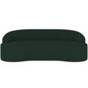 Ver imagem 3 de Sofá 4 Lugares Curvo Sala de Estar Living Lótus D02 Linho Verde Musgo 230 cm C-117 - Lyam Decor