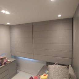 Cortina Persiana Romana Blackout Largura 1,70 x 1,40 Altura Para Deixar  O Quarto Escuro - 4