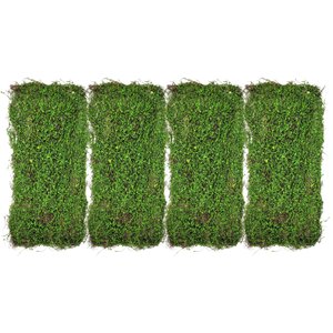 Kit 4 Placa De Grama Paisagismo 90x40cm Jardim Vertical