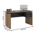 Ver imagem 2 de Mesa e Balcão 4 Portas Nobres Nogal Preto