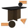 Mesa com 4 Cadeiras Duda 1,36 Imbuia/preto/capuccin - Móveis Arapongas Imbuia/preto/capuccino 02 - 3