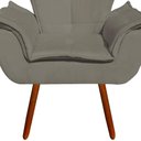 Ver imagem 6 de Kit Namoradeira 02 Poltronas Opala Suede Marrom Rato