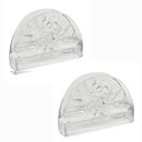 Ver imagem 1 de Jogo Porta Guardanapo de Mesa Cristal Vidro