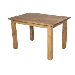 Mesa em Madeira Maciça Retangular 4 Lugares Milão Ecomóveis - 1
