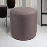 Puff Decorativo Redondo Sala Quarto:marrom - 1
