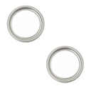Ver imagem 1 de Kit C/2 Porta Grelha Ralo Redondo 15x15 Suporte Cromado Inox