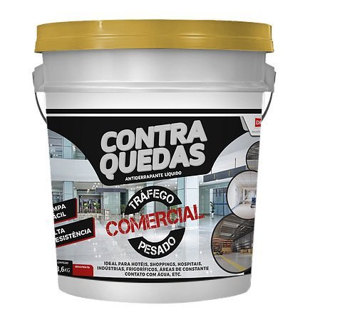 Antiderrapante Líquido Contra Quedas Industrial 4KG Cinza - 2