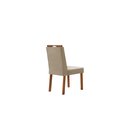 Ver imagem 4 de Conjunto Sala de Jantar Mesa Viena Madeira Maciça 140x80cm Tampo Retângular Vidro Off White com 4 Ca