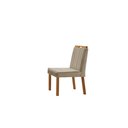 Ver imagem 3 de Conjunto Sala de Jantar Mesa Viena Madeira Maciça 140x80cm Tampo Retângular Vidro Off White com 4 Ca