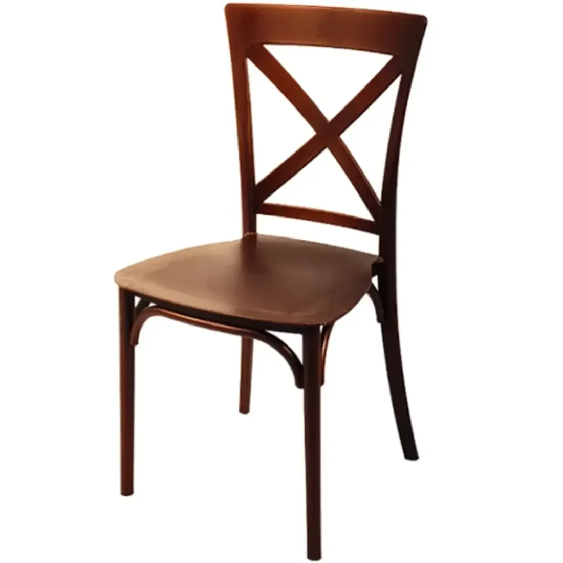 Ver imagem 1 de Cadeira Robust Cross Forte Plástico Cor Terracota