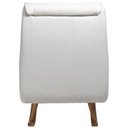 Ver mais imagens de Poltrona de Amamentação com Balanço Base Milka Sky D02 Linho Branco C-419 - Lyam Decor