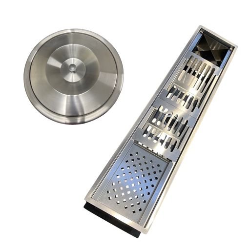 Calha Gourmet Canal Organizador Escorredor Inox - 3