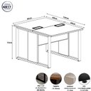 Ver imagem 3 de Plataforma para 2 Lugares Pés em Metal 90cm X 120cm