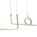 Ver imagem 3 de Pendente 100cm 45w 3000k Dourado